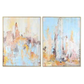 Painting DKD Home Decor 60 x 3,5 x 80 cm City 60 x 3 x 80 cm Loft (2 Units) by DKD Home Decor, Prints on Canvas - Ref: S30389...