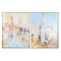 Pintura DKD Home Decor 60 x 3,5 x 80 cm Cidade 60 x 3 x 80 cm Loft (2 Unidades) de DKD Home Decor, Impressões sobre tela - Re...