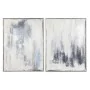 Cuadro DKD Home Decor 60 x 3,5 x 80 cm Abstracto 60 x 3 x 80 cm Urbano (2 Unidades) de DKD Home Decor, Impresiones sobre lien...