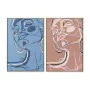 Painting DKD Home Decor 84 x 4,5 x 123 cm Lady Modern (2 Units) by DKD Home Decor, Prints on Canvas - Ref: S3038980, Price: 1...