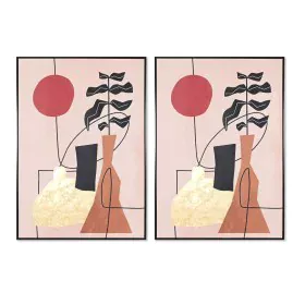 Painting DKD Home Decor 83 x 4,5 x 122,5 cm 83 x 4,5 x 123 cm Vase Scandinavian (2 Units) by DKD Home Decor, Prints on Canvas...