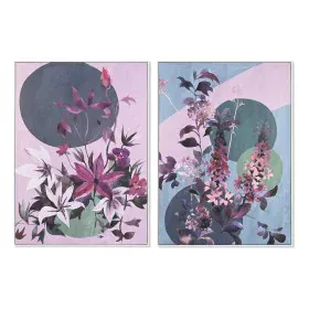 Painting DKD Home Decor 102,5 x 4,3 x 142,6 cm Flowers Modern (2 Units) by DKD Home Decor, Prints on Canvas - Ref: S3039036, ...