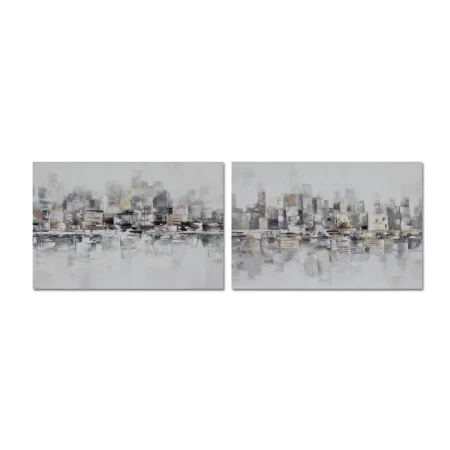 Painting DKD Home Decor 120 x 2,8 x 80 cm Abstract Loft (2 Units) by DKD Home Decor, Prints on Canvas - Ref: S3039062, Price:...