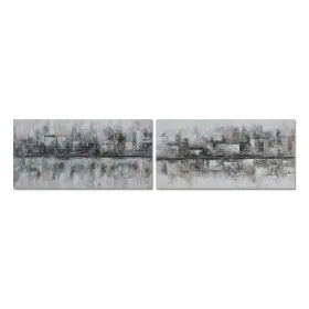 Cuadro DKD Home Decor 120 x 2,8 x 60 cm Abstracto Loft (2 Unidades) de DKD Home Decor, Impresiones sobre lienzo - Ref: S30390...