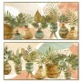 Painting DKD Home Decor 103 x 3,5 x 53 cm Plant pot Boho (2 Units) by DKD Home Decor, Prints on Canvas - Ref: S3039078, Price...