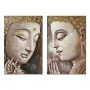 Bild DKD Home Decor Buddha 80 x 3 x 120 cm Orientalisch (2 Stück) von DKD Home Decor, Leinwanddrucke - Ref: S3039110, Preis: ...