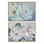 Quadro DKD Home Decor 100 x 4 x 70 cm Fiori Romantico (2 Unità) di DKD Home Decor, Stampe e quadri su tela - Rif: S3039126, P...