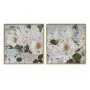 Quadro DKD Home Decor 80 x 4 x 80 cm Fiori Shabby Chic (2 Unità) di DKD Home Decor, Stampe e quadri su tela - Rif: S3039127, ...