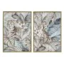 Painting DKD Home Decor Tropical Jungle (2 Units) by DKD Home Decor, Prints on Canvas - Ref: S3039129, Price: 103,89 €, Disco...