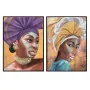 Tela DKD Home Decor 60 x 3,5 x 80 cm Coloniale Africana (2 Unità) di DKD Home Decor, Stampe e quadri su tela - Rif: S3039134,...