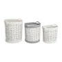 Set de basket DKD Home Decor Gris Coton (3 Pièces) (35 x 35 x 40 cm) de DKD Home Decor, Boîtes - Réf : S3039169, Prix : 64,36...