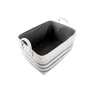 Basket set DKD Home Decor Stripes Grey Cotton (40 x 30 x 23 cm) (2 Pieces) by DKD Home Decor, Boxes - Ref: S3039170, Price: 4...