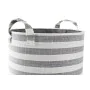 Juego de Cestas DKD Home Decor Gris Rayas Algodón (3 Piezas) (35 x 35 x 40 cm) de DKD Home Decor, Cajas - Ref: S3039171, Prec...