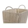 Juego de Cestas DKD Home Decor Beige Metal 39 x 29 x 31 cm 3 Piezas de DKD Home Decor, Cajas y arcones de almacenaje - Ref: S...