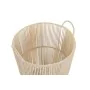 Juego de Cestas DKD Home Decor Beige Metal 42 x 42 x 51 cm 3 Piezas de DKD Home Decor, Cajas y arcones de almacenaje - Ref: S...