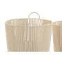 Juego de Cestas DKD Home Decor Beige Metal 42 x 42 x 51 cm 3 Piezas de DKD Home Decor, Cajas y arcones de almacenaje - Ref: S...