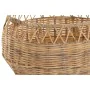 Conjunto de Cestas DKD Home Decor Natural Metal Polietileno 38 x 38 x 34 cm 38 x 38 x 27 cm 3 Peças de DKD Home Decor, Caixas...