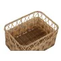 Korb-Set DKD Home Decor natürlich Metall Polyäthylen 42 x 32 x 22 cm 4 Stücke von DKD Home Decor, Aufbewahrungsboxen und -tru...