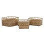 Conjunto de Cestas DKD Home Decor Natural Metal Polietileno 42 x 32 x 22 cm 4 Peças de DKD Home Decor, Caixas e baús de arrum...