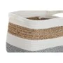 Conjunto de Cestas DKD Home Decor Branco Fibra natural 36 x 27 x 27 cm 3 Peças de DKD Home Decor, Caixas e baús de arrumação ...