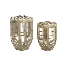 Basket set DKD Home Decor Bamboo (40 x 40 x 61 cm) by DKD Home Decor, Boxes - Ref: S3039249, Price: 111,09 €, Discount: %