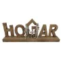 Figurine Décorative DKD Home Decor Marron Aluminium Bois de manguier (55 x 7,5 x 21 cm) de DKD Home Decor, Objets de décorati...