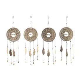 Figura Decorativa DKD Home Decor Dorado Plumas 25 x 1 x 77 cm de DKD Home Decor, Adornos - Ref: S3039262, Precio: 61,59 €, De...