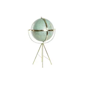 Decorative Figure DKD Home Decor Globe Metal PVC Vintage Standing (37 x 34 x 63 cm) by DKD Home Decor, Ornaments - Ref: S3039...