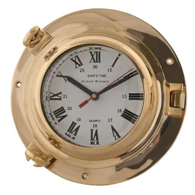 Reloj de Pared DKD Home Decor Cristal Dorado Vintage Latón (23 x 7 x 23 cm) de DKD Home Decor, Relojes de pared - Ref: S30392...