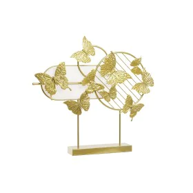 Figurine Décorative DKD Home Decor Doré Métal Papillons (63 x 9 x 58,4 cm) de DKD Home Decor, Objets de décoration - Réf : S3...