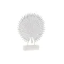 Figura Decorativa DKD Home Decor 36 x 7 x 46 cm Blanco Tropical Hoja de planta de DKD Home Decor, Adornos - Ref: S3039312, Pr...