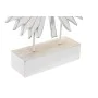 Figura Decorativa DKD Home Decor 36 x 7 x 46 cm Blanco Tropical Hoja de planta de DKD Home Decor, Adornos - Ref: S3039312, Pr...