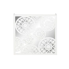 Decoração de Parede DKD Home Decor Espelho Branco Madeira MDF (90 x 1,5 x 90 cm) de DKD Home Decor, Adornos - Ref: S3039345, ...