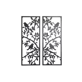 Wall Decoration DKD Home Decor (2 Pieces) Metal Birds Shabby Chic (35 x 1,3 x 91 cm) by DKD Home Decor, Ornaments - Ref: S303...