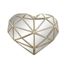 Figurine Décorative DKD Home Decor 26 x 5 x 21 cm Coeur Doré de DKD Home Decor, Objets de décoration - Réf : S3039409, Prix :...