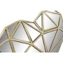 Figura Decorativa DKD Home Decor 26 x 5 x 21 cm Coração Dourado de DKD Home Decor, Adornos - Ref: S3039409, Preço: 28,50 €, D...