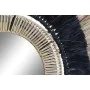 Miroir mural DKD Home Decor Naturel Noir Colonial Fer Fibre (55 x 7 x 55 cm) de DKD Home Decor, Miroirs muraux - Réf : S30394...