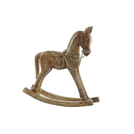 Figurine Décorative DKD Home Decor Balancelle Cheval Marron 61 x 15 x 63 cm de DKD Home Decor, Objets de décoration - Réf : S...