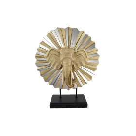 Figurine Décorative DKD Home Decor 47 x 18 x 56,5 cm Eléphant Doré de DKD Home Decor, Objets de décoration - Réf : S3039511, ...