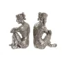 Figura Decorativa DKD Home Decor 17 x 15 x 26 cm Mujer Plateado (3 Unidades) de DKD Home Decor, Adornos - Ref: S3039516, Prec...