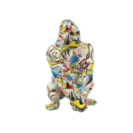 Decorative Figure DKD Home Decor 14 x 13 x 22 cm Multicolour Gorilla Modern by DKD Home Decor, Ornaments - Ref: S3039531, Pri...