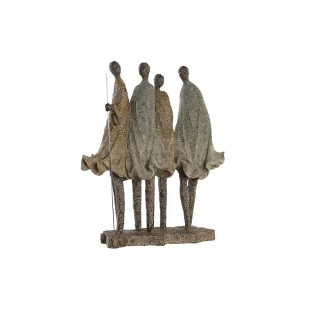 Figurine Décorative DKD Home Decor Africaine Résine Multicouleur (33,5 x 14,5 x 41 cm) de DKD Home Decor, Objets de décoratio...