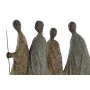 Statua Decorativa DKD Home Decor Africana Resina Multicolore (33,5 x 14,5 x 41 cm) di DKD Home Decor, Soprammobili - Rif: S30...