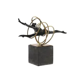 Deko-Figur DKD Home Decor Schwarz Gold Metall Harz Turner Moderne (36 x 14 x 29,5 cm) von DKD Home Decor, Ornamente - Ref: S3...