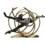 Decorative Figure DKD Home Decor Black Golden Metal Resin Modern (36 x 14 x 29,5 cm) by DKD Home Decor, Ornaments - Ref: S303...