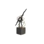 Figura Decorativa DKD Home Decor Preto Dourado Metal Resina Moderno (17 x 14 x 42,5 cm) de DKD Home Decor, Adornos - Ref: S30...