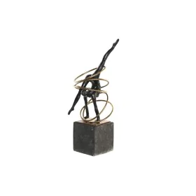 Figura Decorativa DKD Home Decor Negro Dorado Metal Resina Moderno (17 x 14 x 42,5 cm) de DKD Home Decor, Adornos - Ref: S303...