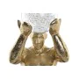 Decorative Figure DKD Home Decor Black Golden Resin Men Modern (17 x 16 x 31,5 cm) by DKD Home Decor, Ornaments - Ref: S30396...