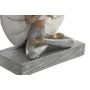 Figura Decorativa DKD Home Decor 16 x 7,5 x 21 cm Cinzento Branco Yoga (2 Unidades) de DKD Home Decor, Adornos - Ref: S303968...