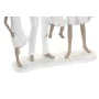 Figura Decorativa DKD Home Decor 20,5 x 7,5 x 24,5 cm 20,5 x 6,5 x 24,5 cm Cinzento Branco Família (2 Unidades) de DKD Home D...